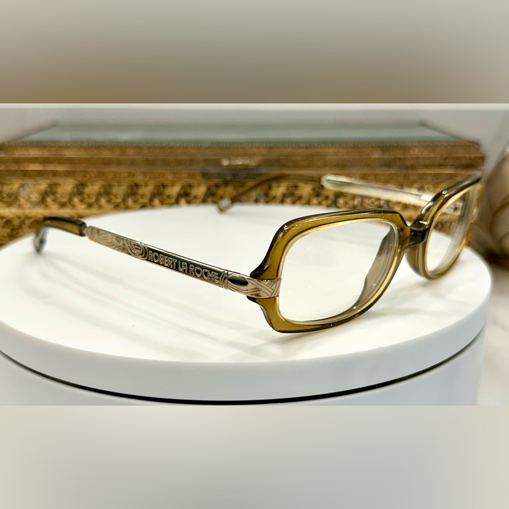 Robert La Roche - Vienne RLR616-02 - Golden Bronze Rx Eyeglass Frames - EUC